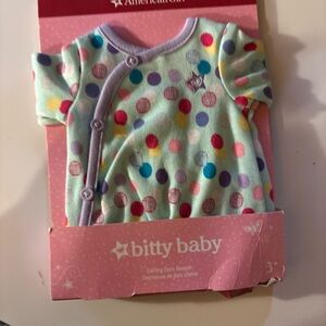 American Girl Bitty Baby Darling Dots Sleeper